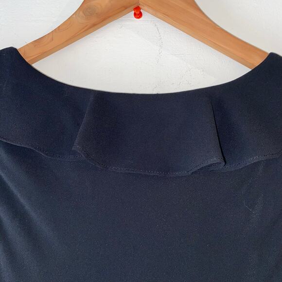 Xscape Black Ruffled Sleeveless Tiered Maxi Dress 8 Dark Fairy Whimsigoth Hoco - Picture 9 of 9